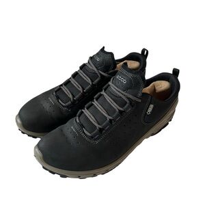 ECCO Womens Black Biom Venture GTX Gore-Tex Leather Sneakers Size 8